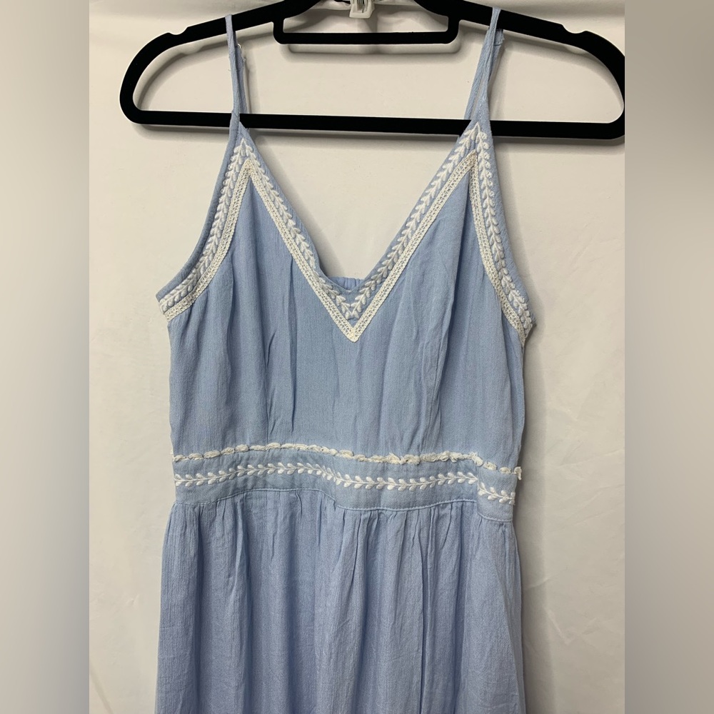 Jopna baby blue maxi sundress with beautiful embroidered detailing Medium - Picture 2 of 10